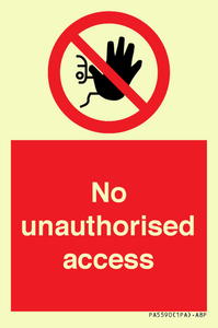 No unauthorised access